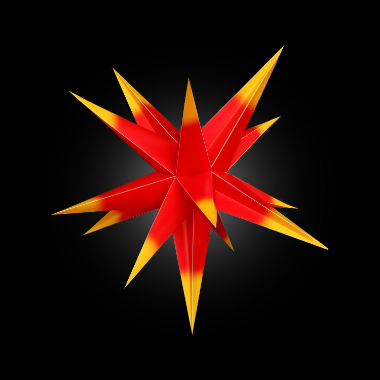 3D Christmas Star to hang in trees - 45cm multi color - Santa's Light Shop