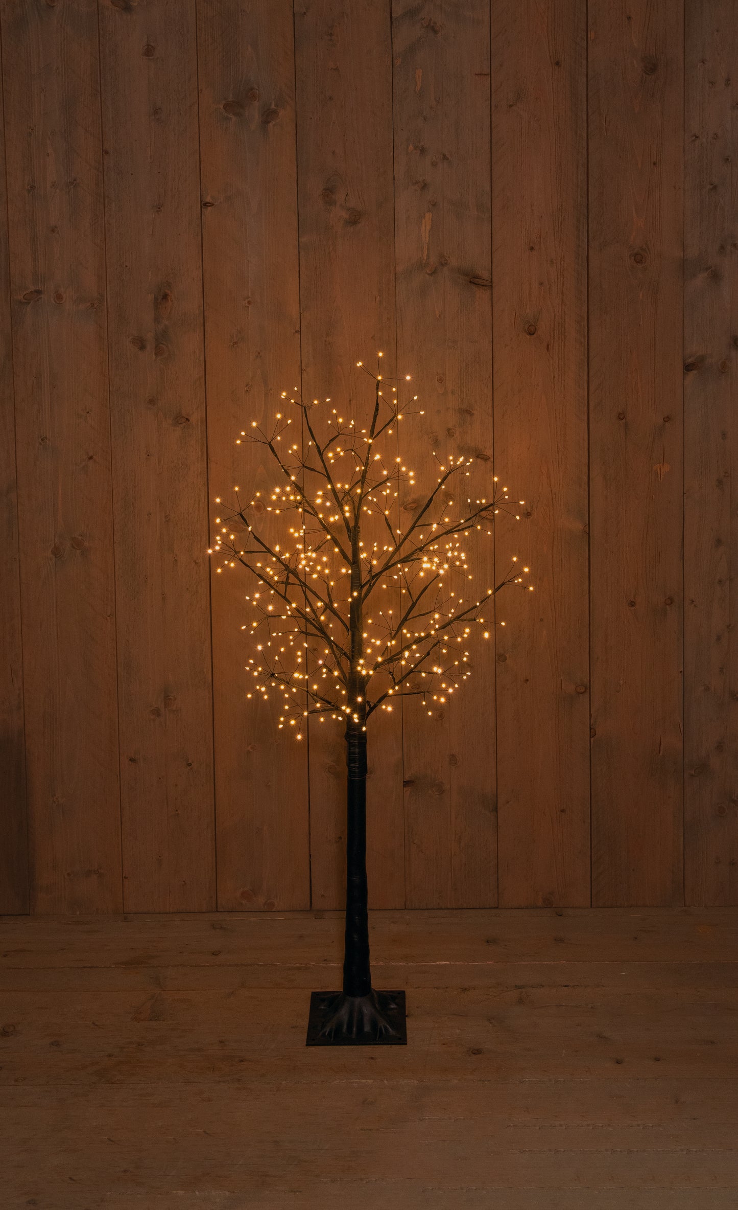 120CM černý dub s 360 LED