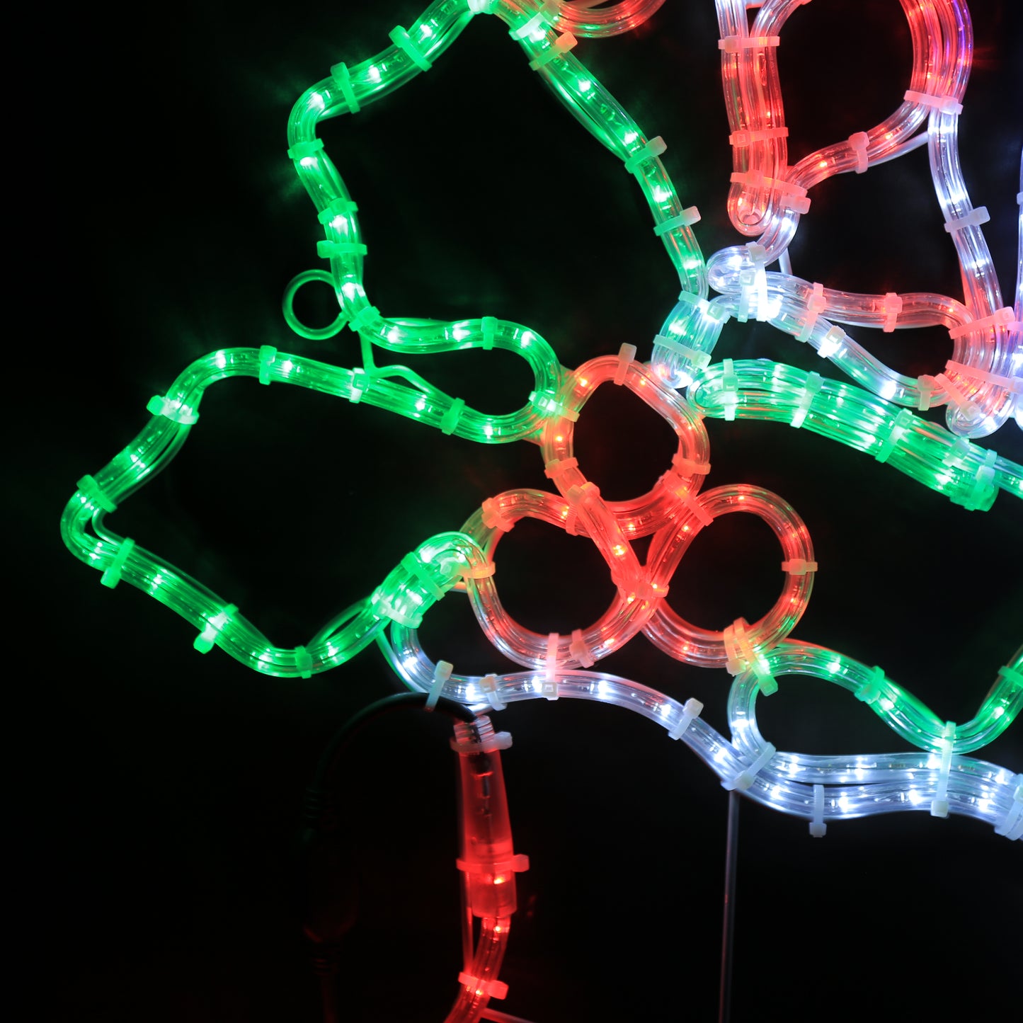 Vánoční punčocha LED motiv 57x85 cm