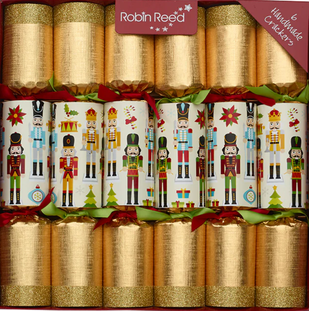 Božični krekerji Nutcracker - Tradicionalni dizajn Robina Reeda