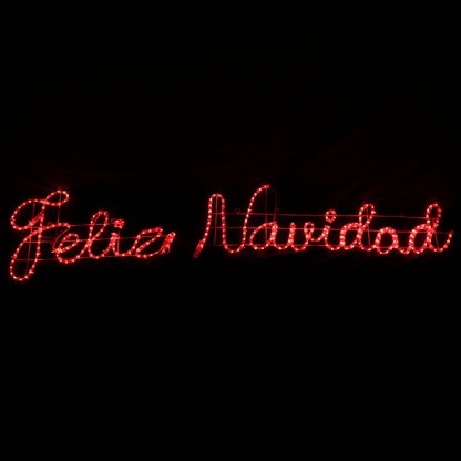 LED cedule Feliz Navidad - 44x183cm